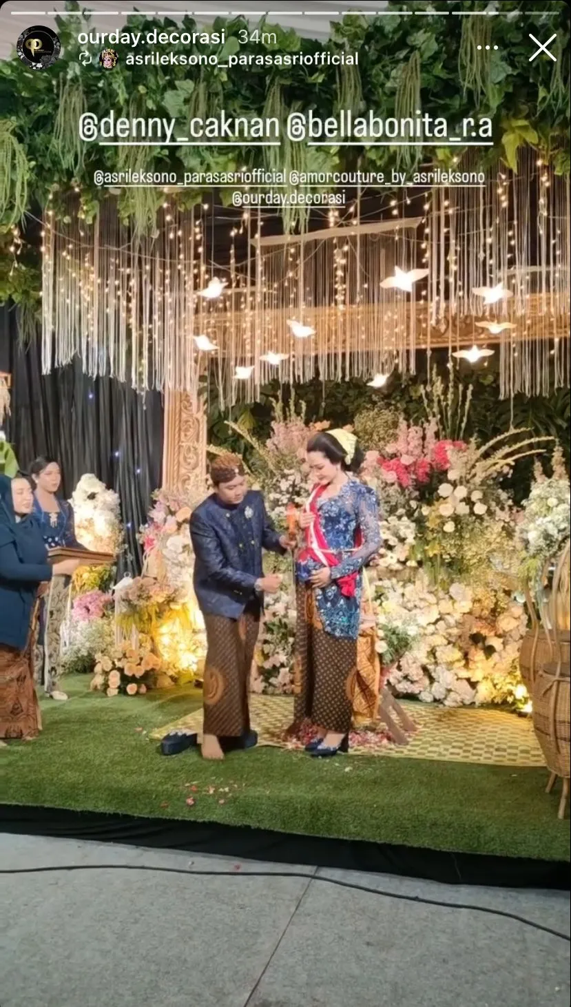 momen mitoni bella bonita dan denny caknan © instagram