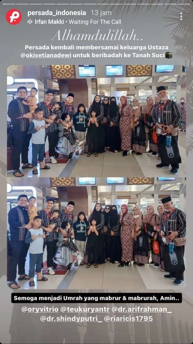 momen ria ricis umroh bareng teuku ryan © berbagai sumber