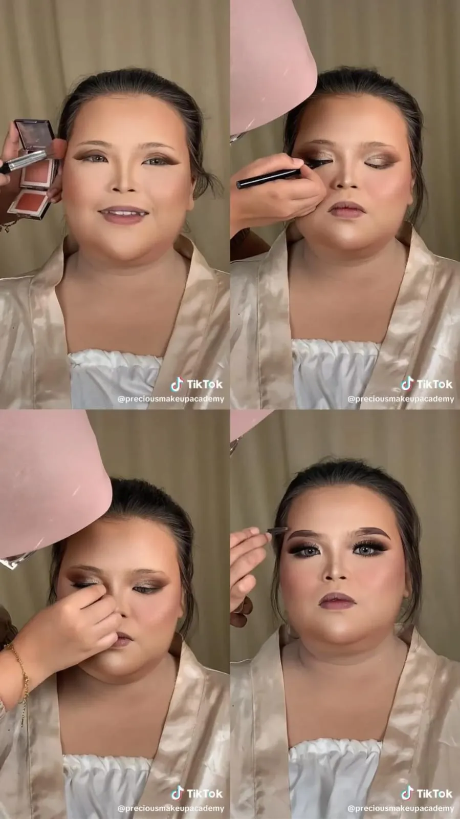 makeup chubby pengantin bollywood © TikTok makeup chubby pengantin bollywood © TikTok