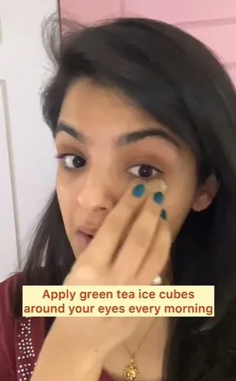 Teh hijau mata bengkak TikTok Teh hijau mata bengkak TikTok