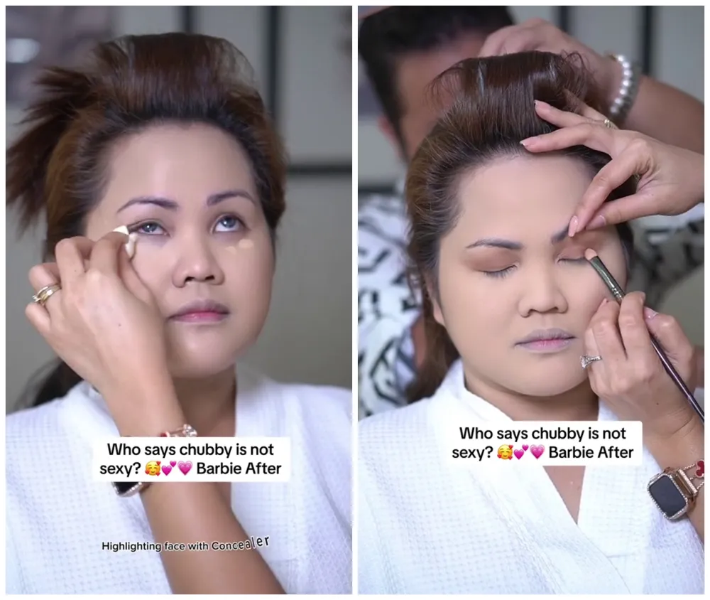 Pipi tembem jadi tirus © TikTok Pipi tembem jadi tirus © TikTok