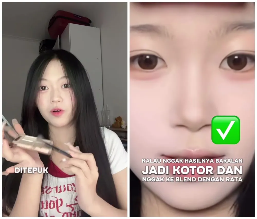 cara pakai brush © Instagram