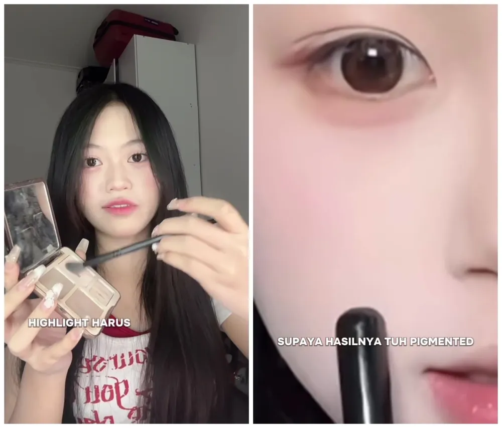 cara pakai brush © Instagram