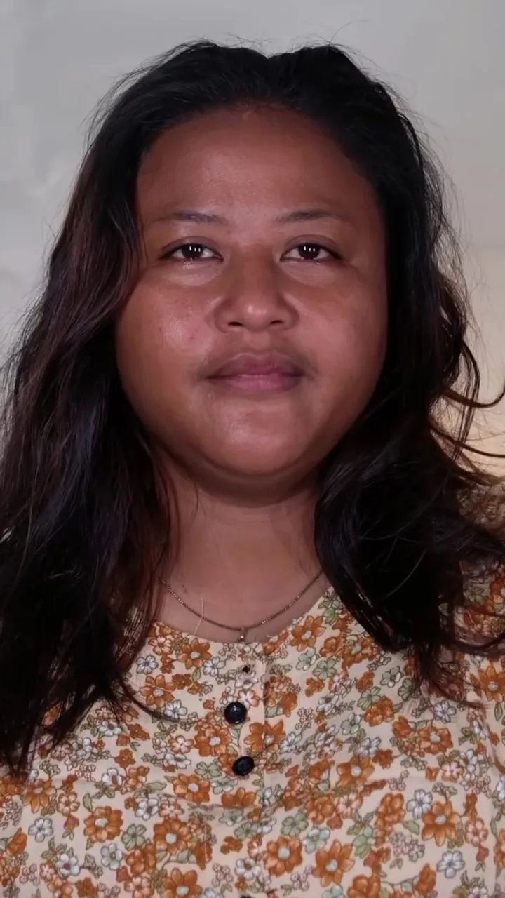 cewek berwajah bulat dirias ala Korean © Instagram