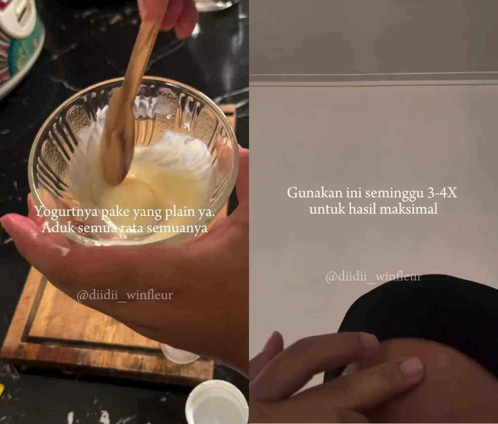 membersihkan pori-pori wajah © Instagram 