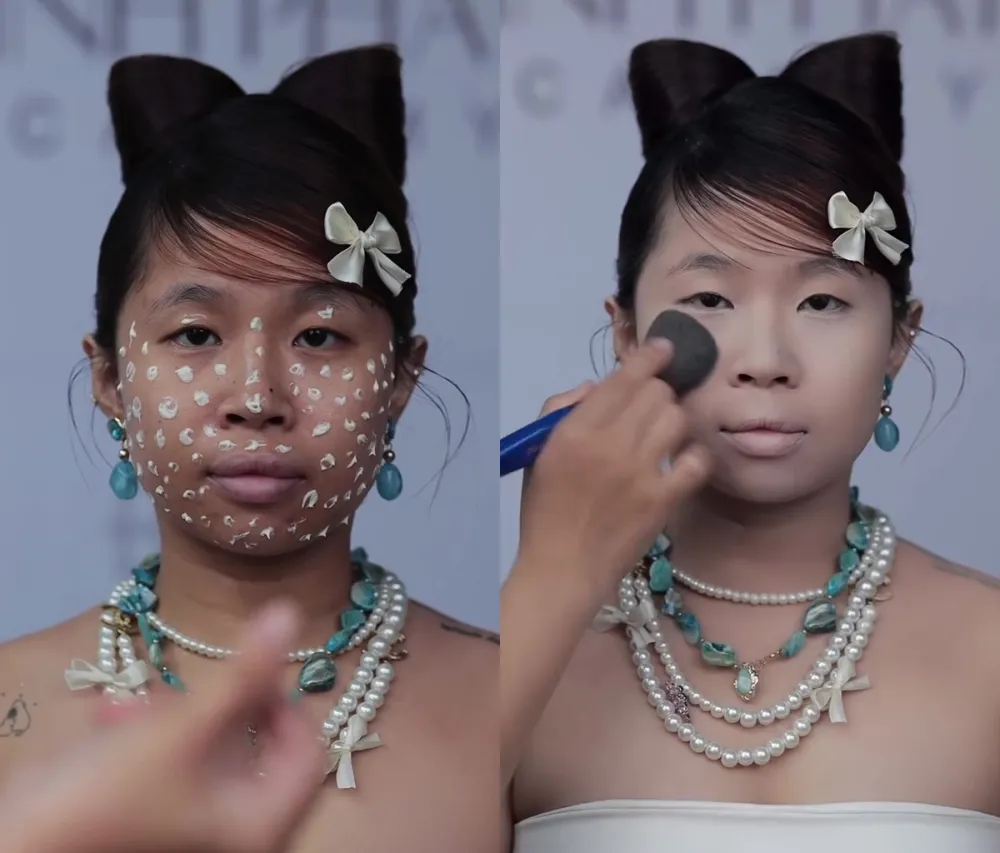 transformasi cewek dirias soft glam © Instagram 