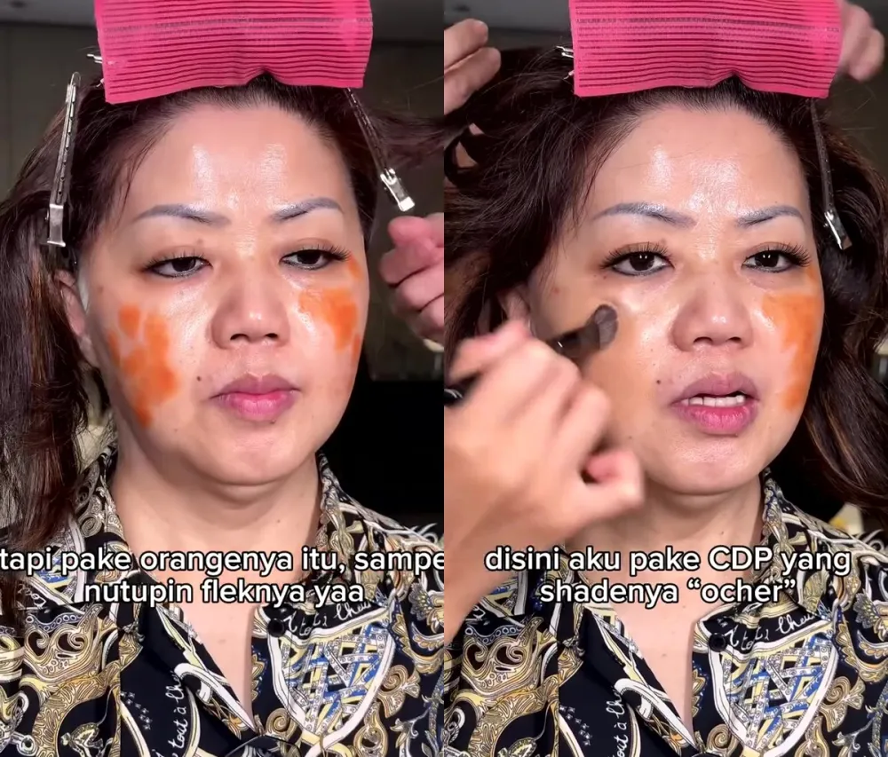 transformasi tante dirias semi-bold © Instagram 