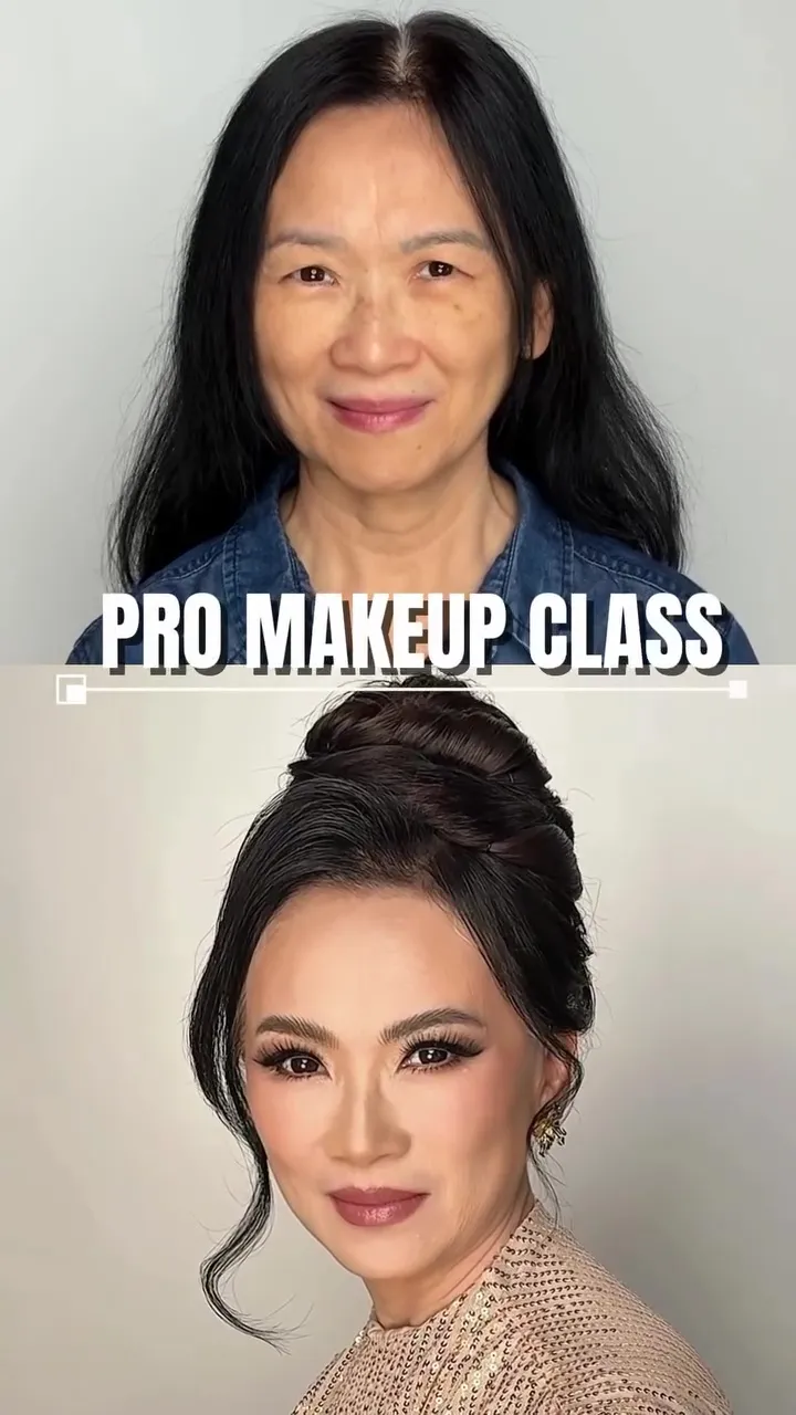 transformasi ibu-ibu dirias smokey eye © Instagram transformasi ibu-ibu dirias smokey eye © Instagram