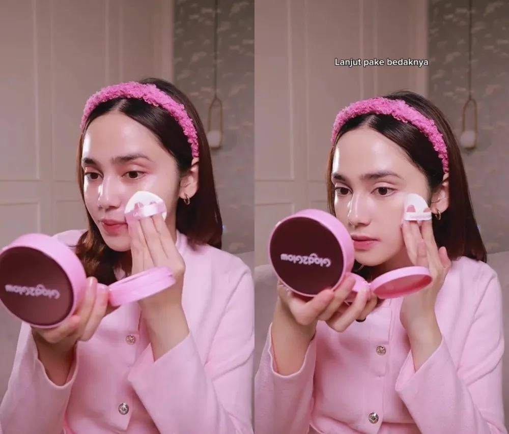 cara Syifa Hadju pakai complexion © TikTok cara Syifa Hadju pakai complexion © TikTok
