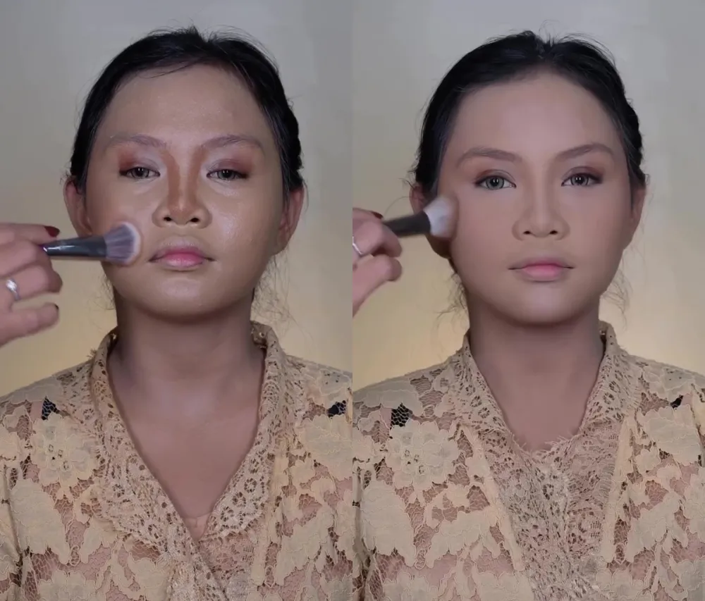 Complexion awal tampak dempul © Instagram