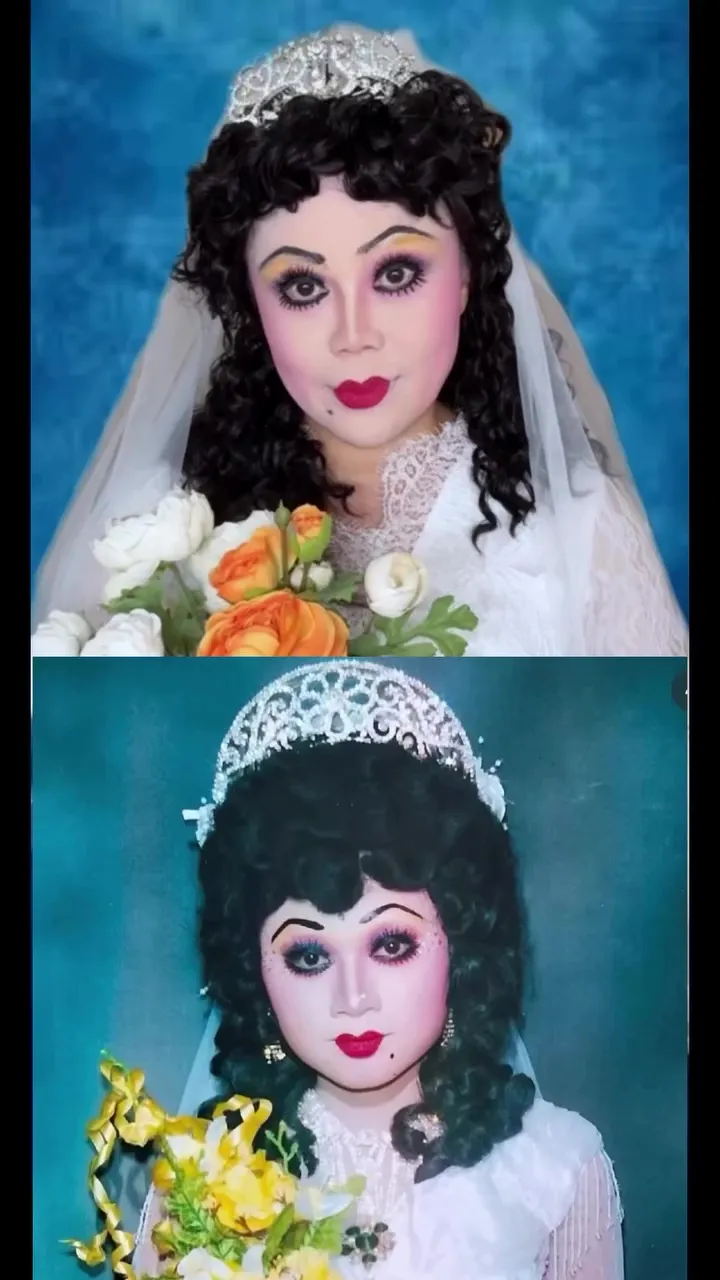 Recreate riasan pengantin tahun 2013 © Instagram Recreate riasan pengantin tahun 2013 © Instagram