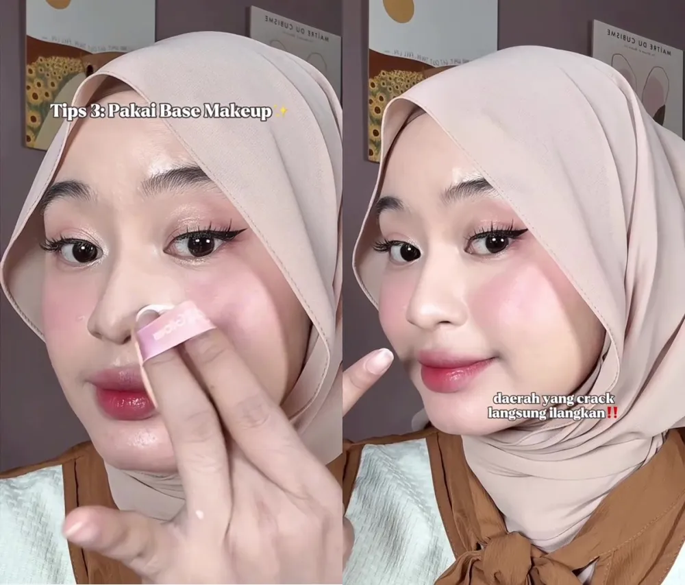 Tak perlu diberi foundation © Instagram 