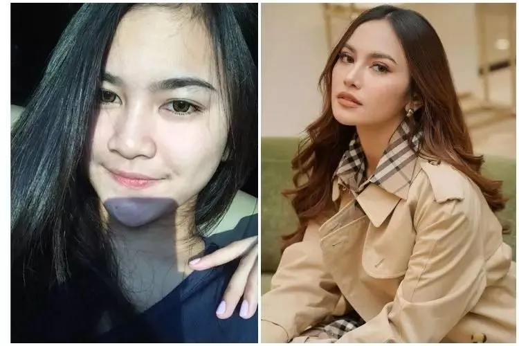 Potret Mahalini Raharja saat tanpa & pakai makeup © 2025 berbagai sumber