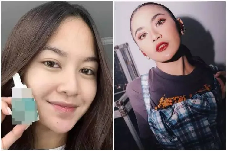 Potret Mahalini Raharja saat tanpa & pakai makeup © 2025 berbagai sumber