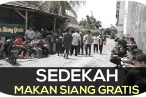 Sedekah makan siang gratis