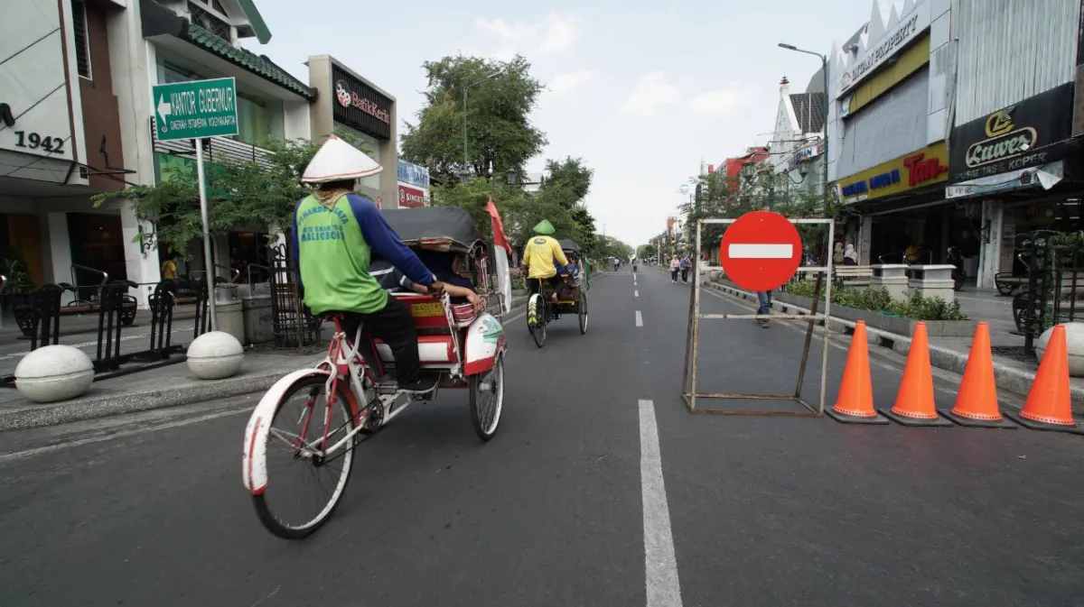Suasana Malioboro bebas kendaraan tiap Selasa Wage